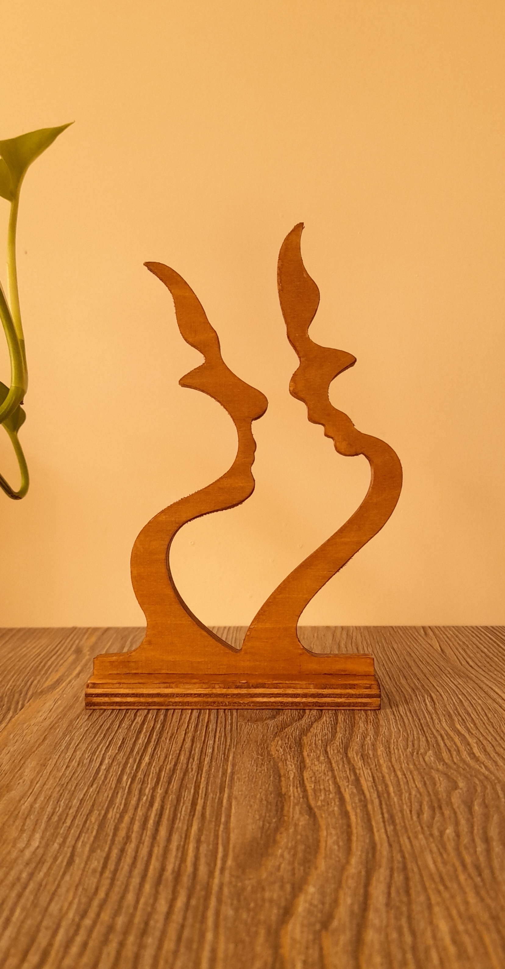 استند چوبی طرح محبت و عشق کد vs103